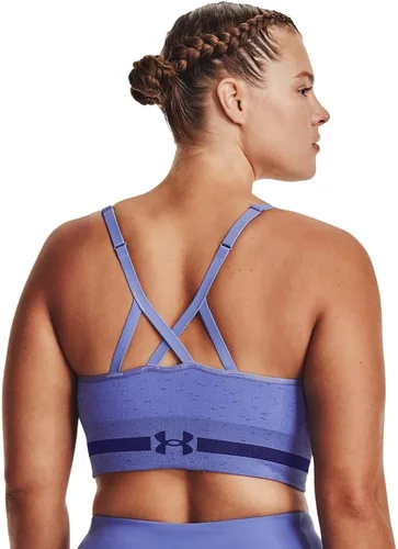 Vista 14 de Under Armour - Brasier largo y sin costuras de bajo impacto para mujer