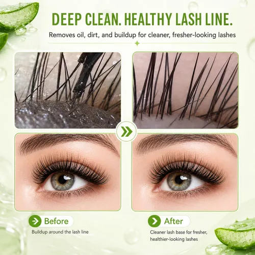 Vista 3 de ACTROL Aloe Lash Shampoo Recarga Concentrado 3.4 fl oz para Extensiones