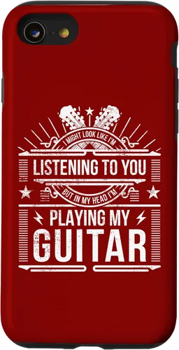 Vista 13 de iPhone 11 Guitarist Not Listening - In My Head I'm Playing - Funda para guitarra