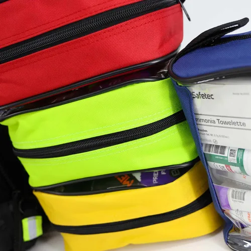Vista 6 de Lightning X Bolsa modular X-grande de primeros auxilios EMT Medic para trauma con suministros de kit de primeros auxilios de emergencia (Negro)