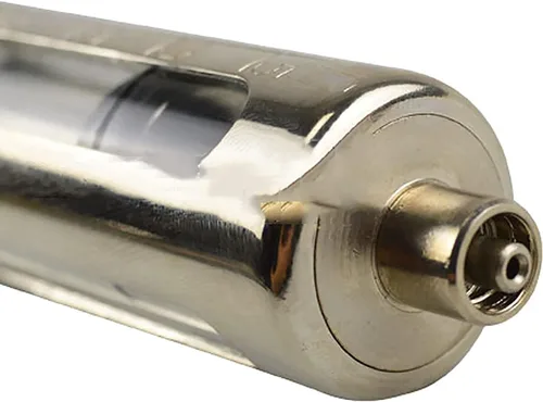 Vista 4 de 30ML/50ML Inyector de jeringa de ganado de acero inoxidable ajustable continuo Veterinario Pistola de inyección automática de vacuna para ganado