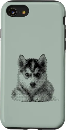 Vista 17 de Chic Husky Puppy for Dog Mom and Paw Parents Case for iPhone 15