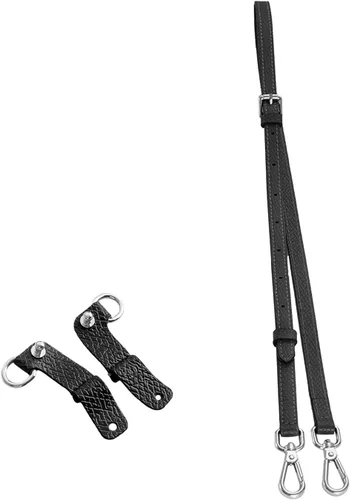 Vista 5 de Chispee Correa de hombro para bolsa de cuero, correas de repuesto para bolso cruzado, kit de conversión ajustable para mini bolso Longchamp