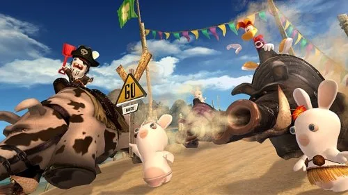 Vista 4 de Rayman Raving Rabbids - Xbox 360