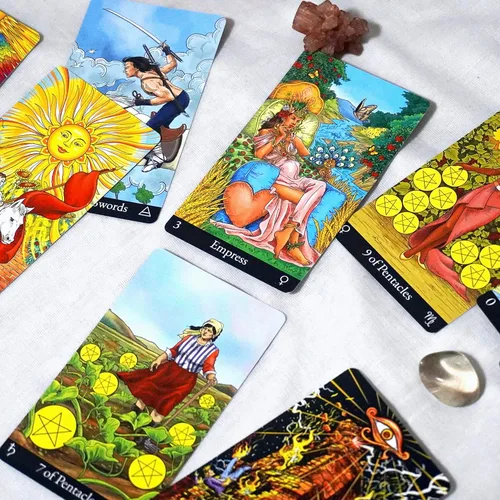 Vista 6 de Tarot Deck con guía completa – Simbolismo moderno e interpretaciones digitales mejoradas para todos los niveles