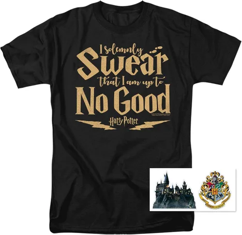 Vista 2 de Popfunk Camiseta y calcomanías clásicas de Harry Potter Up to No Good