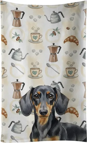 Vista 99 de Caroline's Treasures Afghan Hound - Toalla de cocina para barra de café, terciopelo frontal y lazo de algodón, lavable a máquina Sabueso afgano