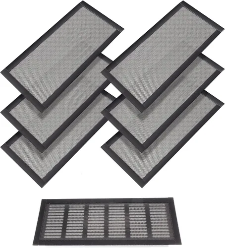 Vista 17 de Cubiertas de ventilación de piso rectangulares, cubierta de rejilla de ventilación de aire, cubierta magnética de malla de ventilación de PVC