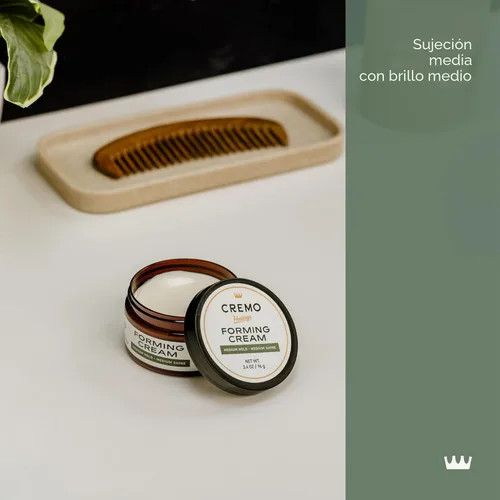 Vista 2 de Cremo Crema para peinar el cabello, productos para el cabello de alta calidad de barbero, 3.4 onzas
