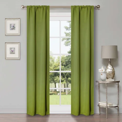 Vista 125 de Superior Cortinas opacas, oscurecimiento de habitación, dormitorio, cortinas, cocina, detalles de ventana de sala de estar, bloqueo solar, térmico