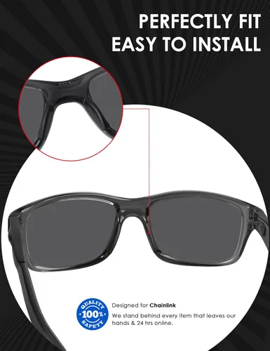 Vista 2 de BLAZERBUCK Pieza de almohadillas de nariz de repuesto para gafas de sol Oakley Chainlink OO9247 Chainlink Asian Fit OO9252