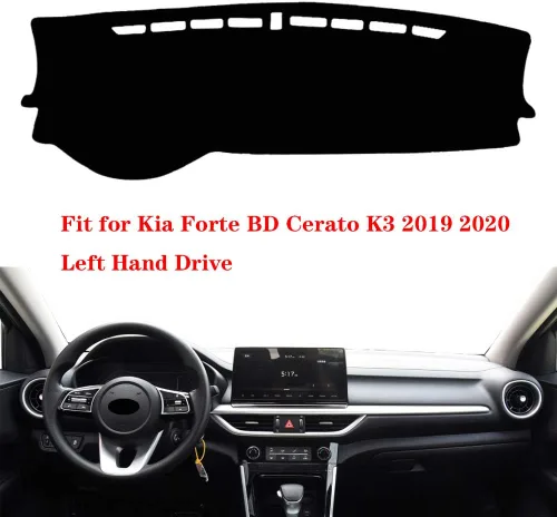 Vista 2 de Tapete para salpicadero Kia Forte BD Cerato K3 2019 2020 cubierta de tablero de instrumentos para coche personalizado