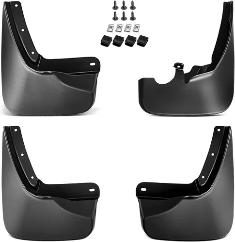 Vista 11 de YHTAUTO Protectores contra salpicaduras de repuesto para Ford Explorer 2011-2018, accesorios para guardabarros para automóvil, protector de rueda