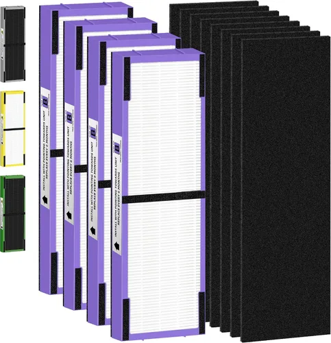 Vista 16 de FLT4825SM Filtro HEPA para eliminar humo B de repuesto compatible con purificadores de aire G-Guardian AC4825 AC4825E AC4825W AC4300 AC4800 AC4900