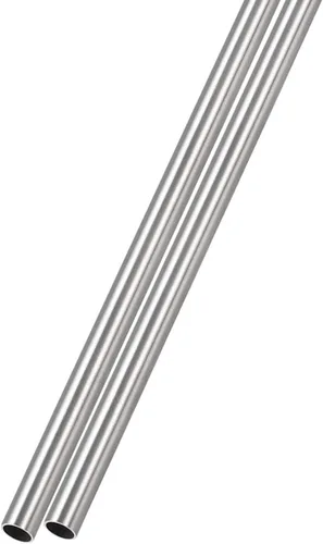 Vista 18 de METALLIXITY Tubo de acero inoxidable 316 (0.039 in de diámetro exterior x 0.006 in de pared T x 9.843 in de largo), 2 piezas, tubo recto