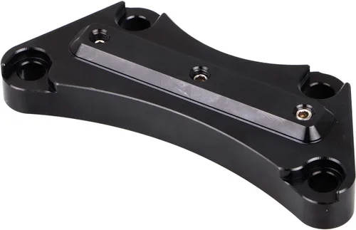 Vista 4 de Abrazadera de manillar de motocicleta negra Abrazadera superior de manillar de 1 pulgada para modelos Harley Touring 1997-2023