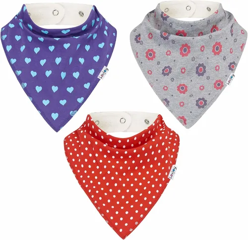 Vista 12 de Lovjoy Baberos tipo bandana grandes – Baberos para necesidades especiales – Para niños mayores, jóvenes y adultos – Práctico, absorbente y elegante