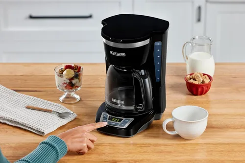 Vista 12 de BLACK+DECKER 12-Cup Drip Coffee Maker with Vortex Brewing Negro