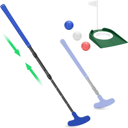 Vista 8 de Golf Putter, Golf Putters for Men & Women, Mini Putter, Club Golf Set, Bucket Golf Game, Two-Way Putters Includes Ball, Cup with Flag