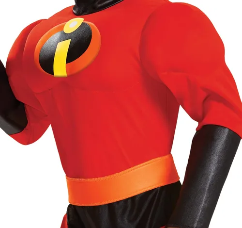 Vista 4 de Disney Incredibles 2 Classic Dash Muscle Toddler Costume