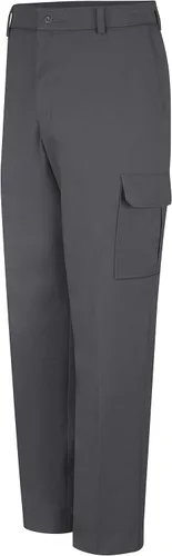 Vista 3 de Pantalones cargo industriales Red Kap para hombre, resistente a las manchas, de calce relajado Carbón
