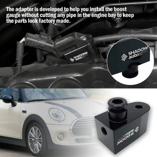 Vista 7 de Adaptador de sensor de medidor de impulso de ajuste directo compatible con Mini Cooper S R56 R57 R58 R59 2007-2014 Instalación Plug & Play