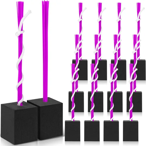 Vista 10 de Shappy 12 tapones de base de béisbol con borla, tapones de anclaje resistentes para campo de béisbol y accesorios de sóftbol