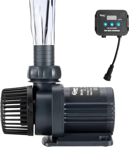 Vista 8 de hygger Bomba de agua sumergible silenciosa de 800 GPH y externa de 24 V, con controlador (configuración del 30% al 100%), potente bomba de retorno
