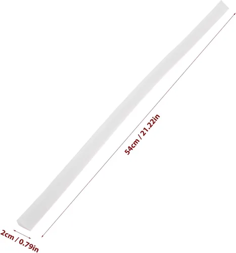 Vista 6 de DOITOOL Protector para bañera, barrera de agua para ducha, tapón de agua para piso, 19.7 in, silicona resistente, autoadhesiva para un fácil montaje