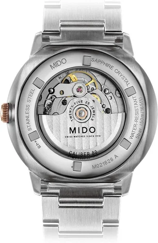 Vista 3 de Mido Reloj Hombre Commander Big Date Automático Mido Caliber 80 (Base ETA C07.651) Reloj, plateado, Reloj automático
