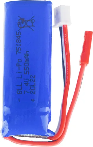 Vista 5 de sea jump Batería de litio de 7.4V 550mAh para wltoys K969 K979 K989 K999 P929 P939 284131 Accesorios de coche RC de alta velocidad Batería de litio