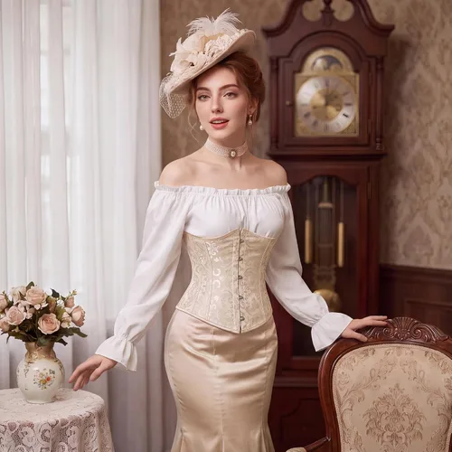 Vista 4 de Disfraz de astronauta para adulto, para mujer, traje completo de Zhitunemi Beige