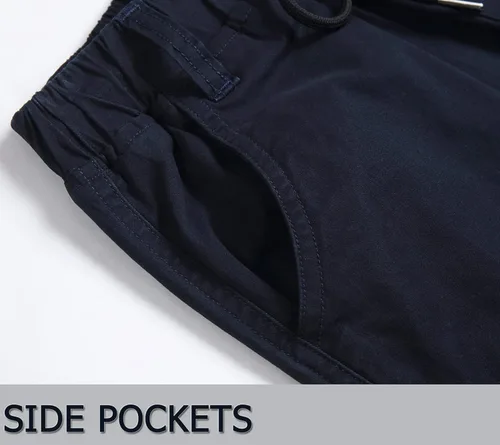 Vista 5 de LOKTARC Pantalones deportivos tipo cargo de camuflaje para niños