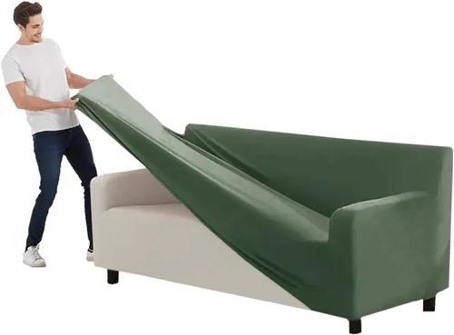 Vista 78 de Funda para Sofá de Terciopelo, Fundas Elásticas para Sofá para Funda Principal Separada/Respaldos y Cojines de Asiento, Funda para Sofá, para Fundas
