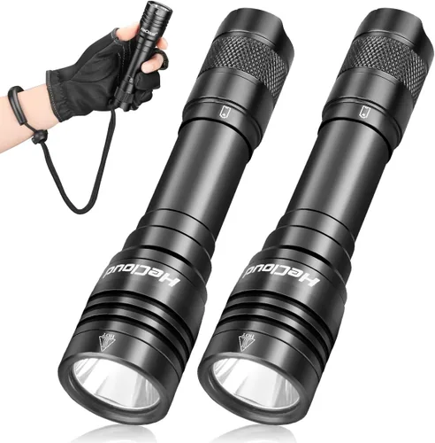 Vista 8 de Linterna de buceo de 3000LM con luz de buceo recargable, linterna subacuática de 328 pies IPX8 impermeable 4 modos de luz de seguridad con cargador
