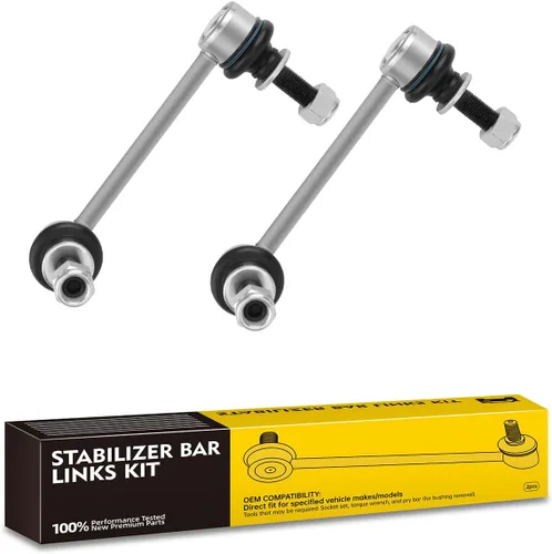 Vista 29 de TOVASTY 2 piezas eslabones de barra estabilizadora compatibles con Chevy Silverado 1500 2007-2016, Avalanche 07-13, Suburban 15-16, compatibles