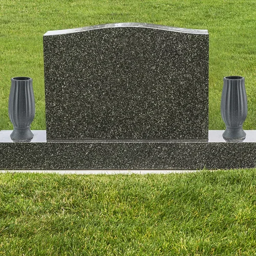 Vista 7 de bocola Jarrón de Cementerio con Punta de Metal -Soporte de Flores para Lápidas con Orificio de Drenaje para Flores Artificiales- Decoraciones