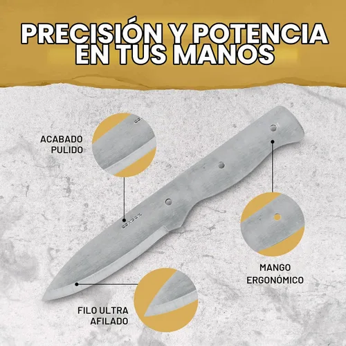 Vista 4 de Condor herramienta y cuchillo, hoja de Bushlore de 10.95 cm