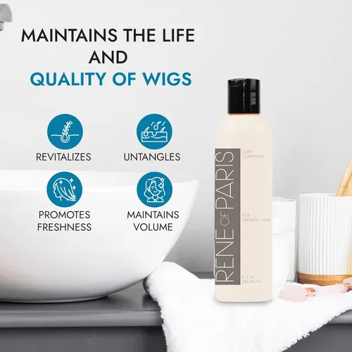 Vista 5 de Acondicionador de cabello para pelucas sintéticas, extensiones de cabello y accesorios