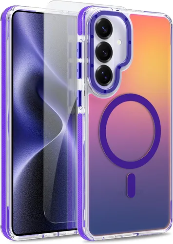 Vista 228 de Funda magnética para Google Pixel 10 Pro XL [compatible con Magsafe] [bonito diseño fluorescente de moda] a prueba de golpes, delgada, translúcida