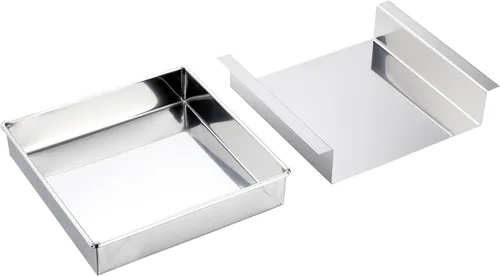 Vista 2 de Instrumento de tofu de huevo SA18-8 tipo Kanto 5.9 in ATM07015 (importación de Japón)