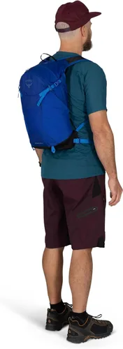 Vista 9 de Osprey Sportlite 15L Mochila ligera para senderismo de 15L para hombres y mujeres, Rosa Alcalina/Hotspot