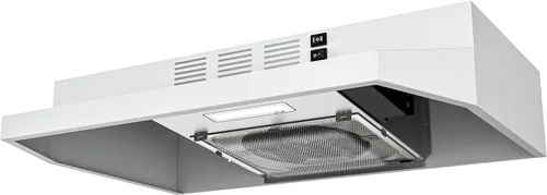 Vista 10 de FIREGAS Campana extractora negra de 24 pulgadas, 300 CFM con conductos/sin conductos convertible bajo gabinete, campana de cocina en acero Acero