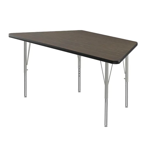 Vista 25 de Correll - Mesa de actividades rectangular Econoline de 30 x 60 pulgadas, parte superior de melamina de granito gris, altura ajustable