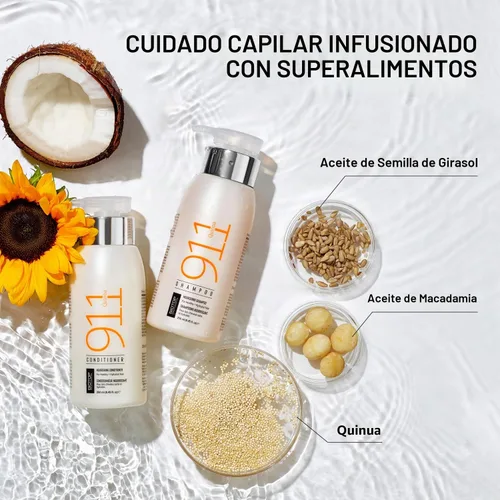 Vista 6 de Biotop Professional Aceite de quinoa 911 para reparación del cabello, protector térmico + tratamiento acondicionador profundo, ampollas