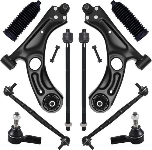 Vista 8 de Conjunto de brazo de control inferior delantero y rótula compatible con Chevrolet Aveo Aveo5 Pontiac G3 Wave Wave5 Suzuki Swift+ Driver Passenger