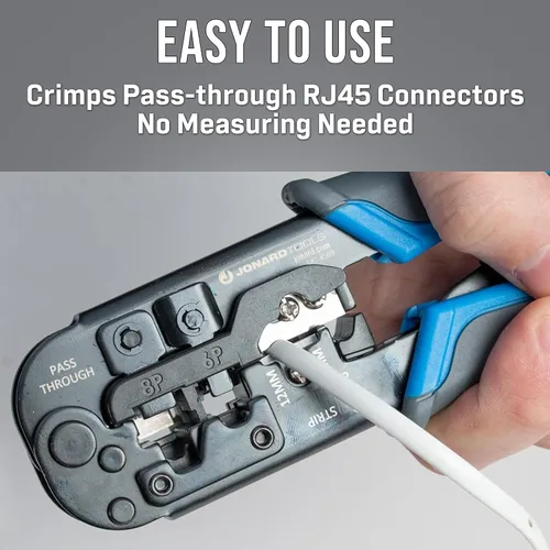Vista 2 de Jonard Tools UC-4569 Herramienta modular de corte, tira y prensado todo en uno 6 en 1 para video, telecomunicaciones, comunicación de datos y más