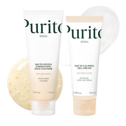 Vista 9 de PURITO Gel Crema en Calmante de Avena Solución calmante para piel sensible Ligera, no comedogénica, sin fragancia, vegana y libre de crueldad