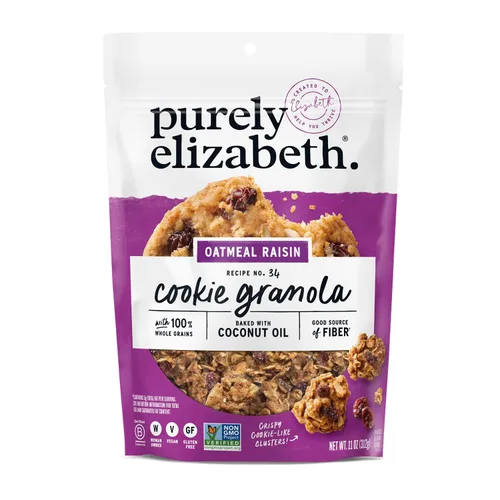 Vista 8 de Purely Elizabeth, chispas de chocolate con granola de galletas, 11 onzas
