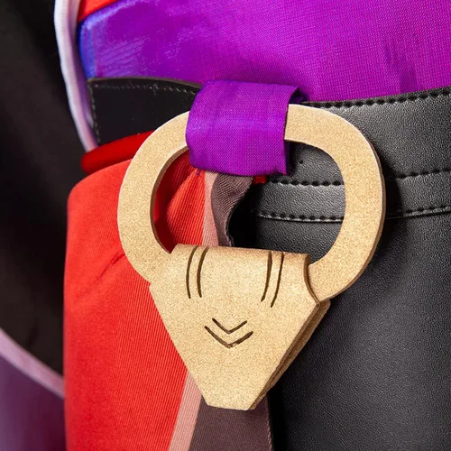 Vista 8 de FINER SHOP Disfraz de cosplay Genshin Impact Scaramouche Cosplay traje de ropa de traje de juego de rol trajes de Halloween - XS